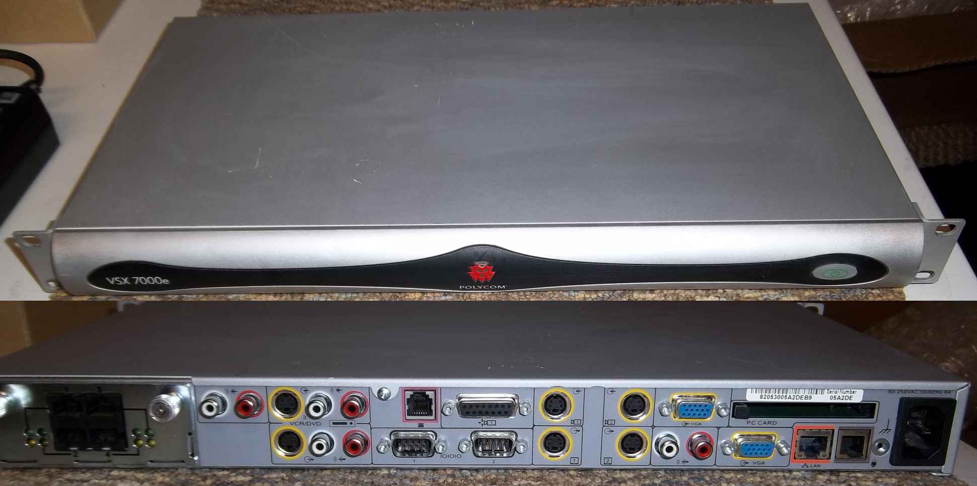 Polycom VSX-7000e Video Conference Controller Polycom VSX-7000e Video Conference Equipment controller audio mic microphone sound conferencing 